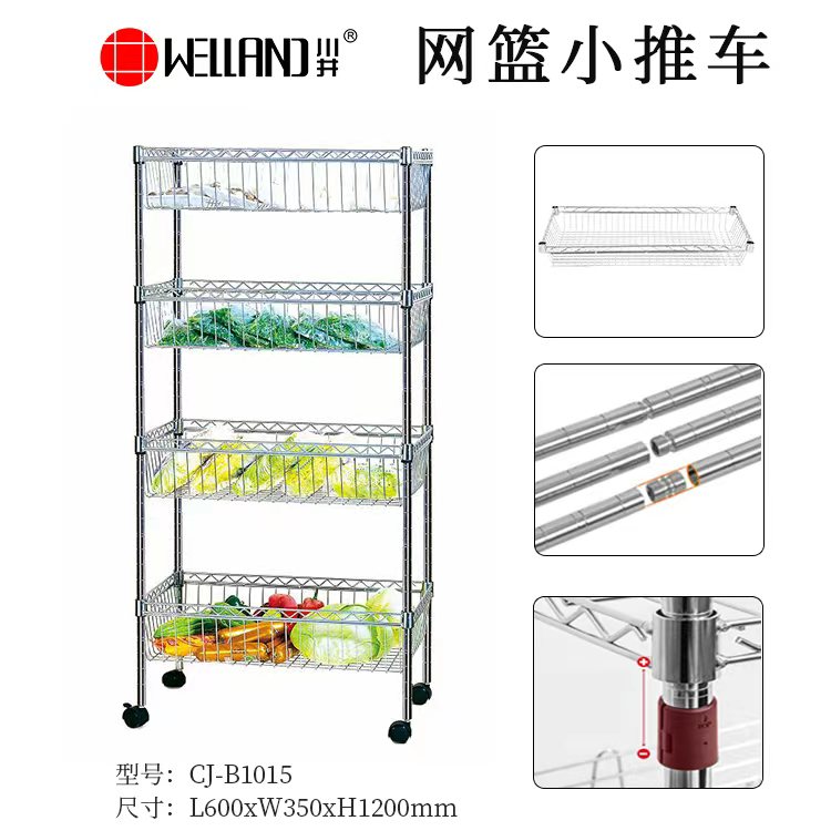 线网置物架应用场景