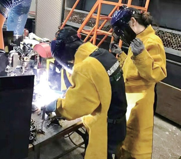 Industrial Dust Collector Scene