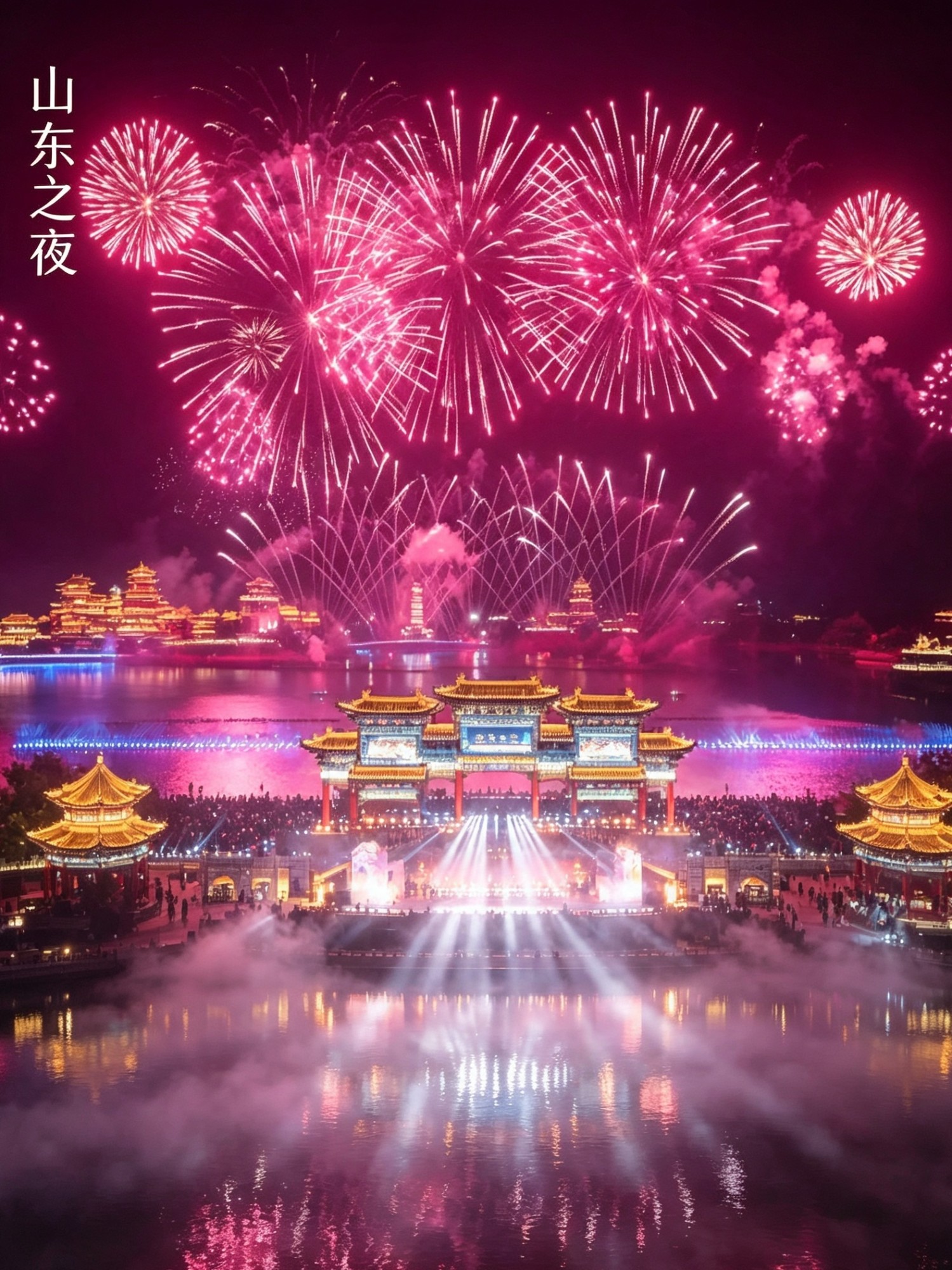 古建光影演绎效果