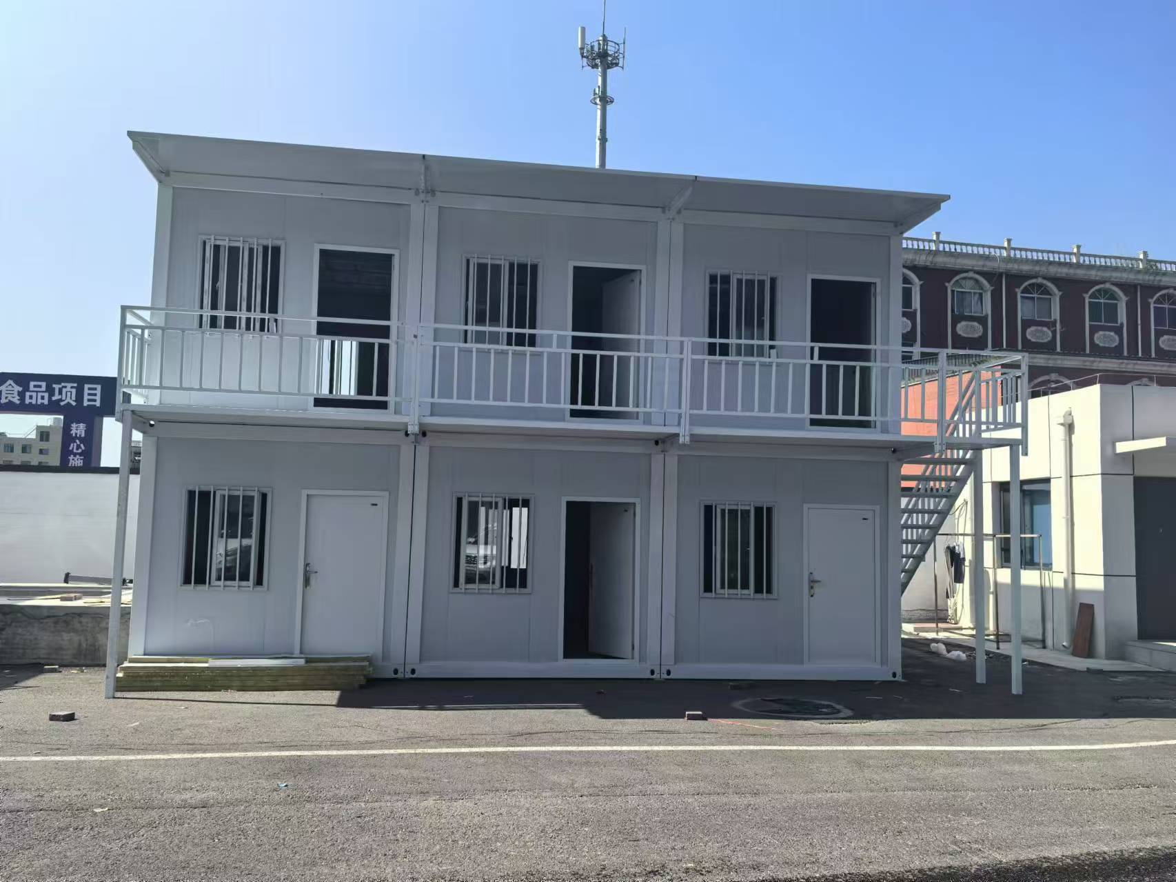 临建模块化生产现场
