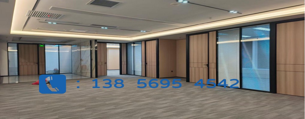 办公室隔断实景